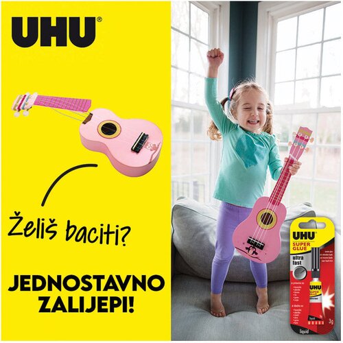  LJEPILO TRENUTAČNO 3G PLUS 1GRATIS SUPER GLUE(CIANOAKRILAT) UHU L0182000 BLISTER Slike