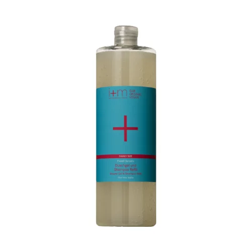 i+m freistil 2v1 gel za prhanje in šampon - 1 l refill