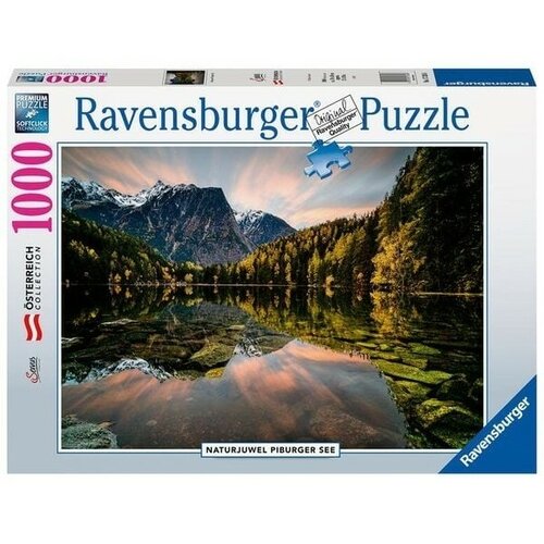 Ravensburger puzzle (slagalice) - Naturjuwel Piburger See Slike