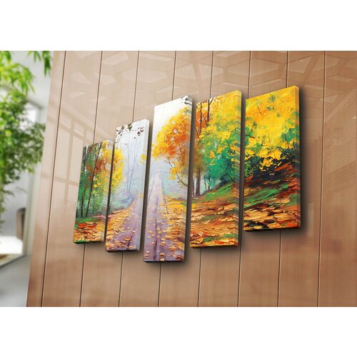 Wallity slika 5PATK-184, 70 x 105 cm, 5 delova Cene