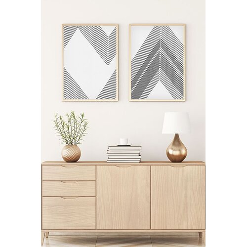 WALLXPERT Uramljena slika Huhu74, 35x50 cm, 2 dijela Cijene