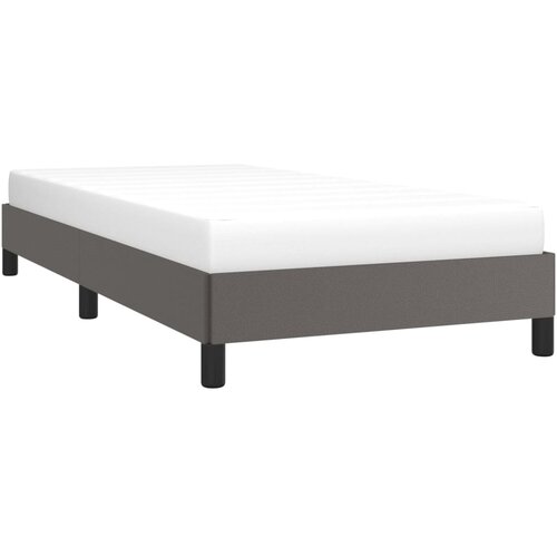  Okvir za krevet sivi 90x200 cm od umjetne kože Slike