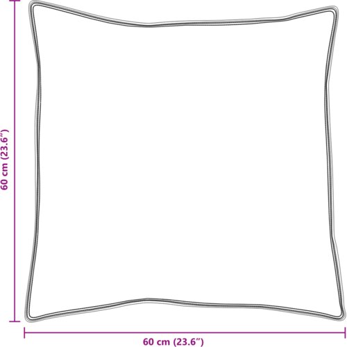 vidaXL Jastuk 2 pcs Bijela 60 x 60 cm 130gsm 100% pamuk Cene