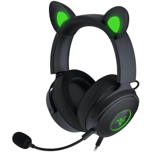 Razer Slu&scaron;alice sa mikrofonom Kraken Kitty V2 Black/Green Cene