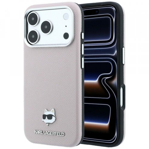 Karl Lagerfeld Etui za telefon Grained Choupette Head Metal MagSafe, (5000533433) Cene