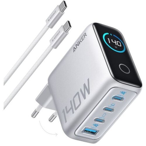  Punjač 3x USB-C 1x USB-A 40W sa USB-C kablom 1.5m ANKER B2697G41 Cijene
