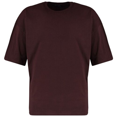 Trendyol Muška majica TMNSS22TS0318, Braon Cene