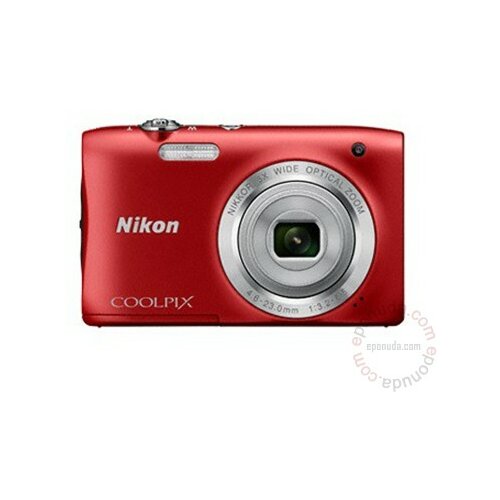 Nikon COOLPIX S2900 Red digitalni fotoaparat Slike