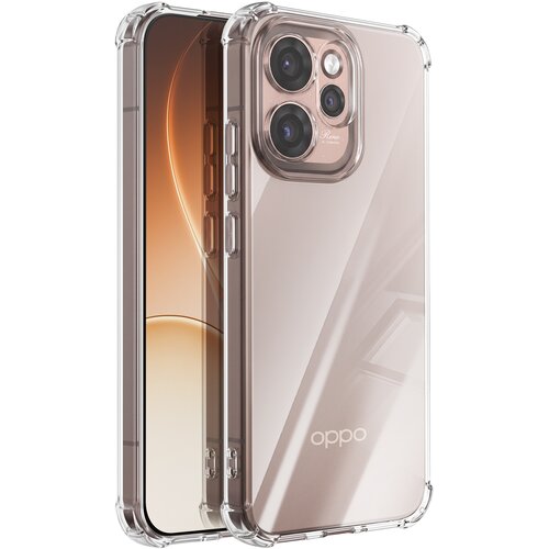 AVIZAR Ovitek za Oppo Reno 15 Pro iz silikona z ojačanimi vogali, Prozorna, (5000274005) Cene