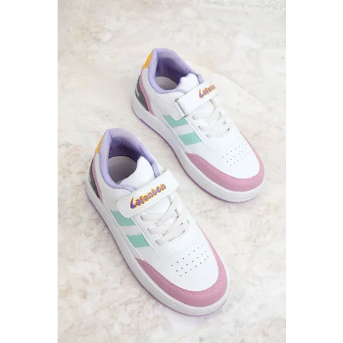 Soho Lilac-White-Green Kids Sneaker 19605