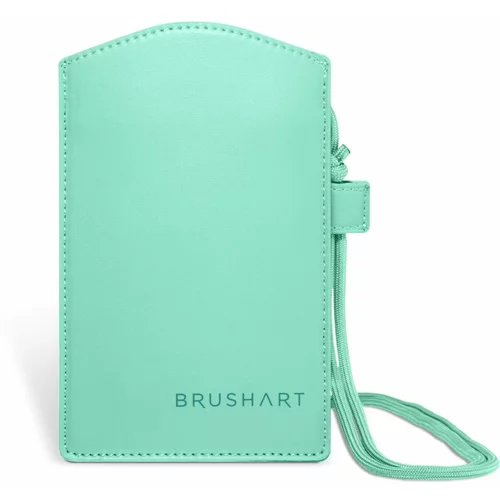 BrushArt Accessories Crossbody phone bag pink torbica za mobilni telefon Mint green 11x18 cm