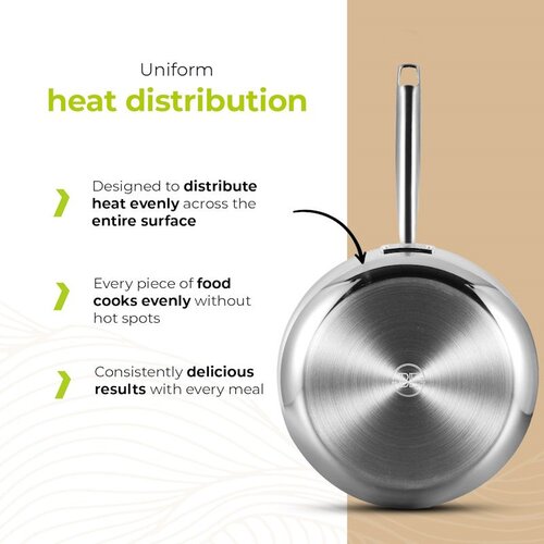 BE Living Tava Stainless Steel 20 cm nehrđajući čelik Slike