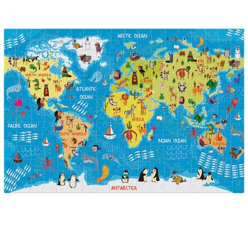  250 KOM KIDS 5 WORLD MAP INTERDRUK Slike