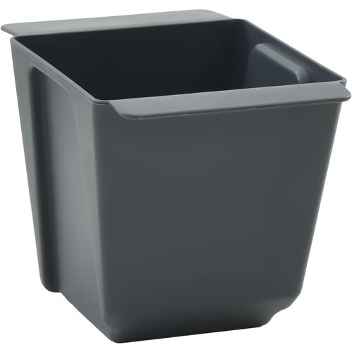  Kutije za cvijeće za Euro palete 12 pcs Siva 13,5 x 9 x 9,5 cm Slike