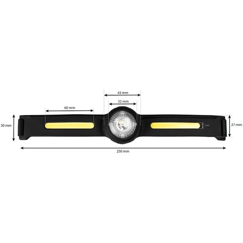  LED prigu&amp;scaron;iva punjiva čelna lampa LED/5V IPX4 550 lm 600 mAh Slike