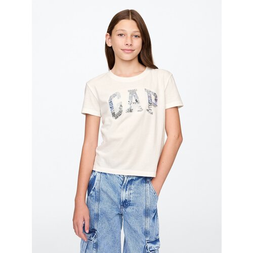 GAP Children's T-shirt with sequin logo - Girls Cene
