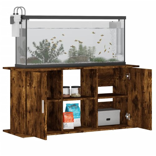  Stalak za akvarij boja hrasta 121x41x58 cm konstruirano drvo Slike