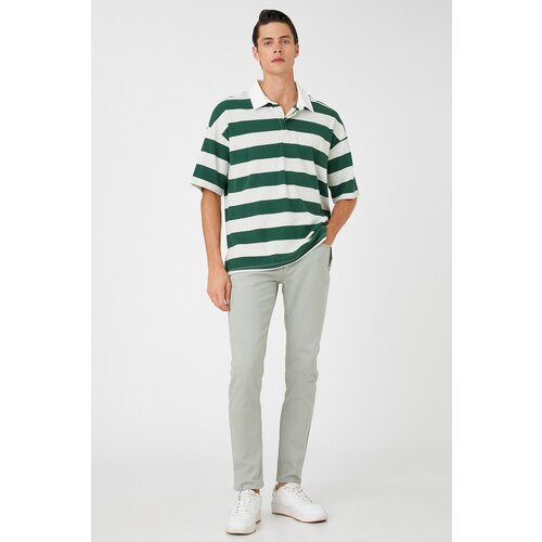 Koton Basic Gabardine Trousers with 5 Pockets Button Detailed. Slike
