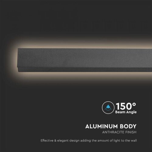  Spolja&amp;scaron;nja LED zidna svetiljka LED/23W/230V 3000K IP65 141 cm antracit Slike