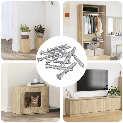  Potvrđivački vijci 12 pcs Srebrno &Oslash;7 x 50 mm Metal Cijene