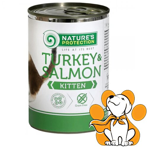 Nature's Protection kitten turkey&salmon 400g,Vlažna hrana za mačiće do 1 godine Cene