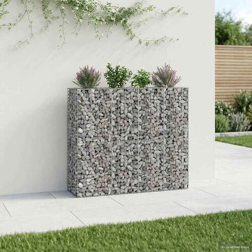  Gabionski uzdignuti krevet 2 pcs Srebrno 170 x 50 x 150 cm Cene