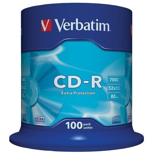 Verbatim CD-R 700 MB, 80 min, 52x, zvok (100 db) Cene