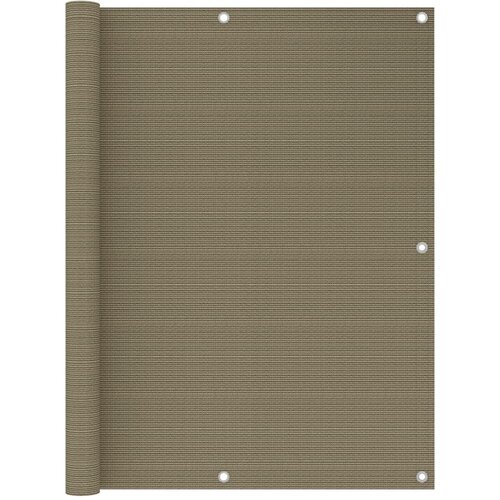 vidaXL Balkonsko platno taupe 120x500 cm HDPE, (20609678) Cene