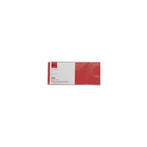 Optima Pregrada kartonska 240 x 105 mm, 10 komada, crvena Slike