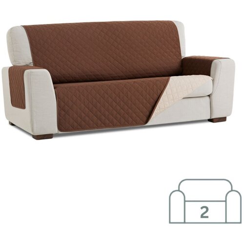 SOFA dvostransko pregrinjalo za dvosed - kavč 110x200 cm bež / rjava eu kvaliteta Cene