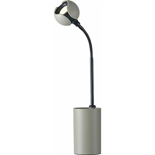Hansa Namizna LED-svetilka FLOWER, višina 475 mm, sivorjave barve