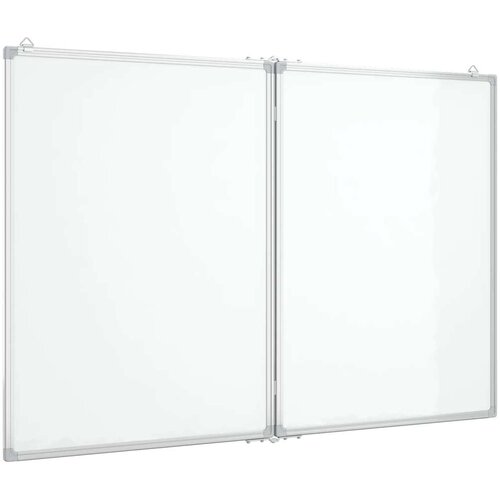  Magnetna bijela ploča sklopiva 120 x 100 x 1 7 cm aluminijska Slike
