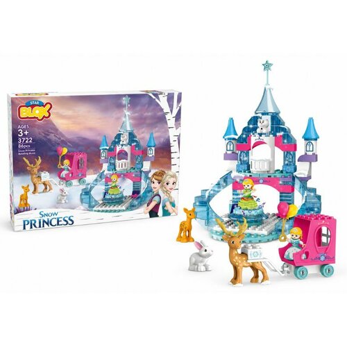  KOCKE SNEZNI DVORAC SA PRINCEZOM 86 PCS 3722 Slike