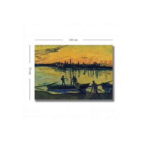 Wallxpert 70100VANGOGH045 Dekorativna slika, 70x100cm Slike