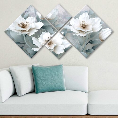 Wallity slika 4MDF1608769768, 60x115 cm, 4 dijela Cijene