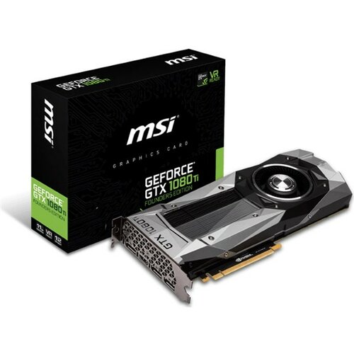 MSI nVidia GeForce GTX 1080 Ti 11GB 352bit GTX 1080 Ti Founders Edition grafička kartica Slike