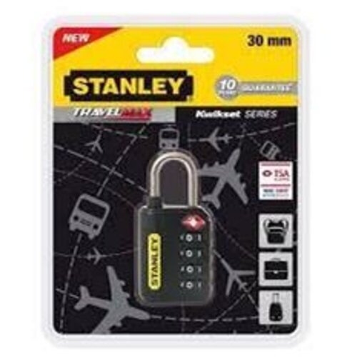 Stanley Katanac za torbe, 30mm sa četiri &scaron;ifre, Crni Cene