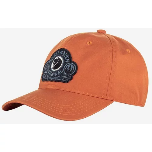 Fjallraven Kapa sa šiltom Classic Badge Cap boja: narančasta, s aplikacijom, F86979.243-243