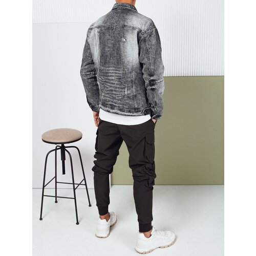 DStreet Men's Black Denim Jacket Cene