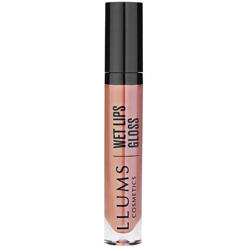 LLUMS wet lips sjaj za usne - 08 salty caramel (dark nude) Slike