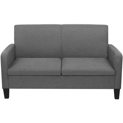  Kauč Dvosjed 135x65x76 cm Tamno Sivi Slike