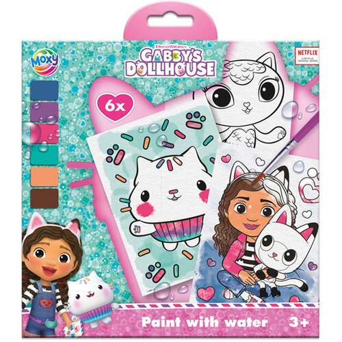 Mga Entertainment Gabi hi&amp;scaron;a za punčke &amp;ndash; Barvaj z vodo! 6-stranska kreativna slikarija s čopičem Slike