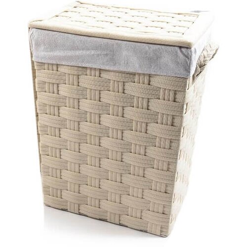 Mhome ko&amp;scaron;ara za perilo 38x29xh49cm, krem, PVC, poliester, kovina Slike