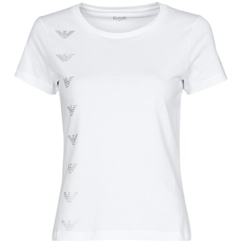 Ea7 Emporio Armani Majice s kratkimi rokavi TRUQUI Bela Slike