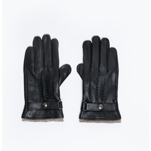 Big Star Man's Gloves 290020 Natural Leather-906 Slike