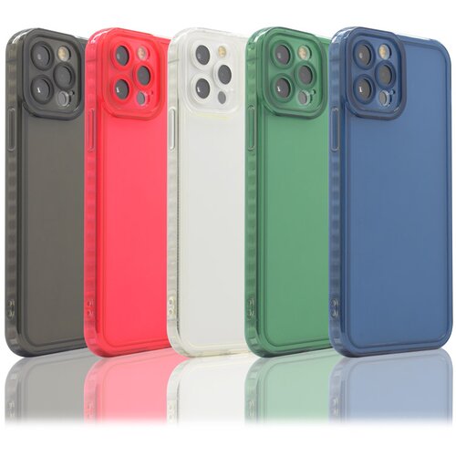  Maska za telefon Clear color za iPhone 12 Pro crvena Cene