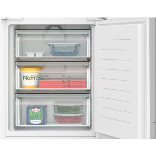 Siemens KI96NVFD0 IQ300 Vgradni 194 cm kombinirani hladilnik-zamrzovalnik No ni&amp;scaron;a, trdna vrata, Frost Slike