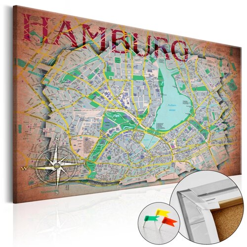  Slika na plutenoj podlozi - Hamburg 60x40 Cijene