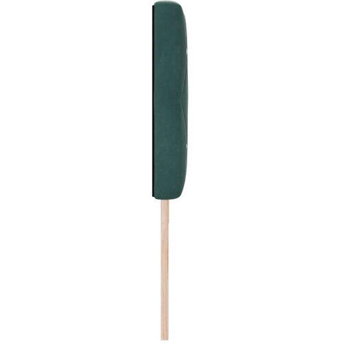 VidaXL Naslon za glavu s kristalnim gumbima tamno zelena 180 cm bar&amp;scaron;un Slike