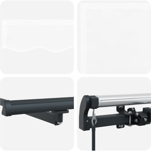 vidaXL Bijela ručno uvlačiva tenda 450x300 cm Cijene